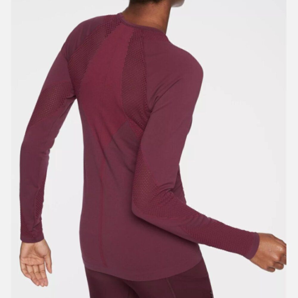ATHLETA Caliber Top Maroon Size Large